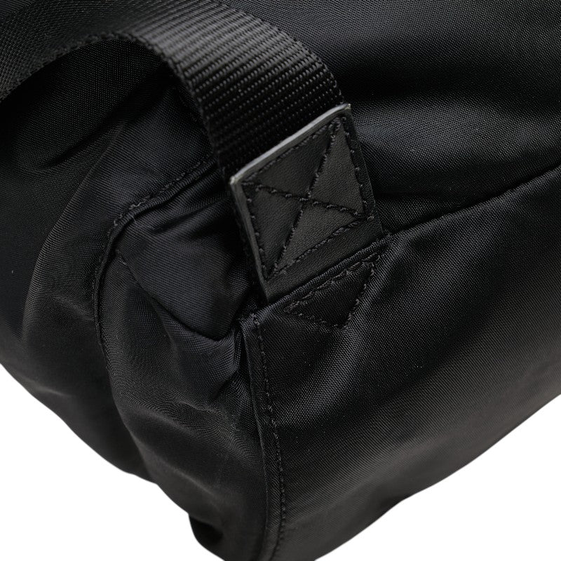 マークジェイコブス ロゴ リュック バックパック ブラック ゴールド ナイロン レザー レディース MARC JACOBS 【中古】