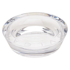 ブルガリ × ローゼンタール ブルガリブルガリ 円型 灰皿 クリア ガラス メンズ BVLGARI 【中古】
