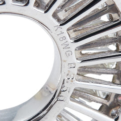 K18WG ホワイトゴールド ダイヤD3.50ct ペンダントトップ レディース 【中古】