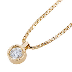 K18YG イエローゴールド ダイヤ0.517ct ネックレス レディース 【中古】
