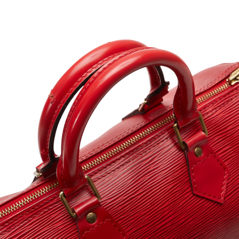 ルイ ヴィトン エピ スピーディ25 ハンドバッグ ミニボストンバッグ M43017 カスティリアンレッド レザー レディース LOUIS VUITTON 【中古】