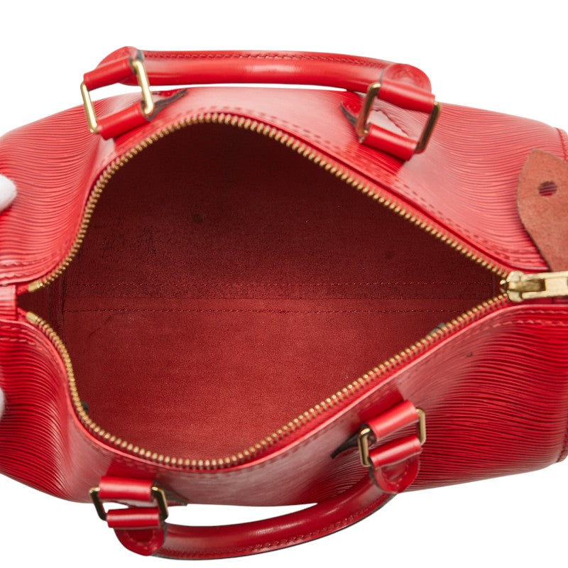 ルイ ヴィトン エピ スピーディ25 ハンドバッグ ミニボストンバッグ M43017 カスティリアンレッド レザー レディース LOUIS VUITTON 【中古】
