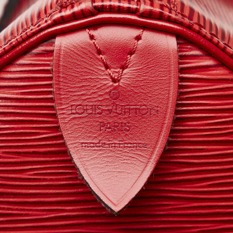 ルイ ヴィトン エピ スピーディ25 ハンドバッグ ミニボストンバッグ M43017 カスティリアンレッド レザー レディース LOUIS VUITTON 【中古】