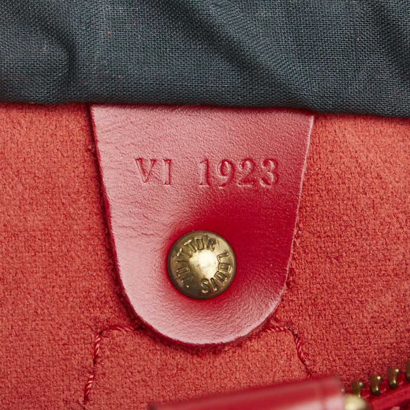 ルイ ヴィトン エピ スピーディ25 ハンドバッグ ミニボストンバッグ M43017 カスティリアンレッド レザー レディース LOUIS VUITTON 【中古】