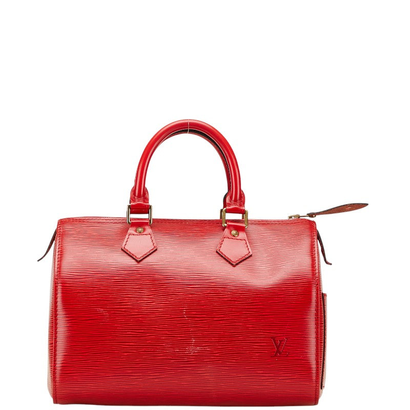 ルイ ヴィトン エピ スピーディ25 ハンドバッグ ミニボストンバッグ M43017 カスティリアンレッド レザー レディース LOUIS VUITTON 【中古】