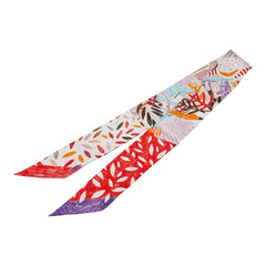 エルメス ツイリー CHACUN FAIT SON NID それぞれの巣作 スカーフ ホワイト マルチカラー レディース HERMES 【中古】