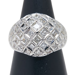 Pt900 プラチナ ダイヤ2.00ct リング 指輪 レディース 17号 【中古】