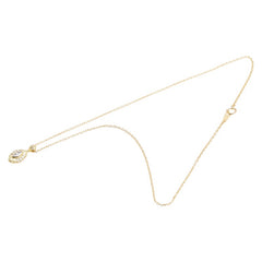 K18YG イエローゴールド ダイヤ0.25ct ダイヤ0.06ct ネックレス レディース 【中古】