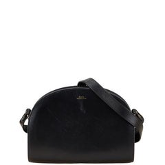 アーペーセー ショルダーバッグ ブラック レザー レディース A.P.C. 【中古】