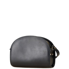 アーペーセー ショルダーバッグ ブラック レザー レディース A.P.C. 【中古】