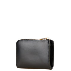 アーペーセー L字ファスナー コインケース ブラック レザー レディース A.P.C. 【中古】