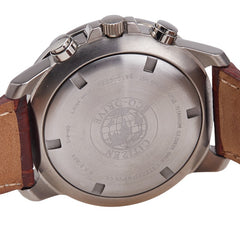 シチズン エコドライブ 腕時計 BL5250-02L ソーラー電波時計 ブラック文字盤 ステンレススチール レザー メンズ CITIZEN 【中古】