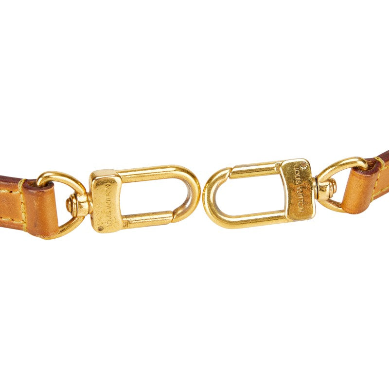 ルイ ヴィトン ショルダーストラップ ベージュ レザー レディース LOUIS VUITTON 【中古】