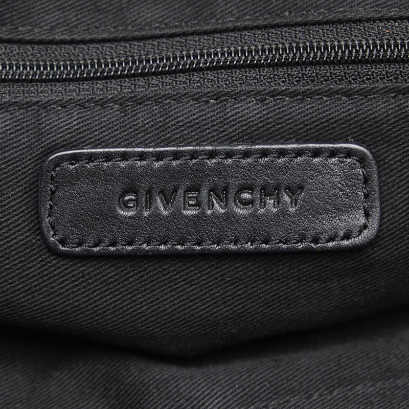 ジバンシー スタッズ ハンドバッグ ショルダーバッグ 2WAY ブラック ナイロン レザー レディース Givenchy 【中古】