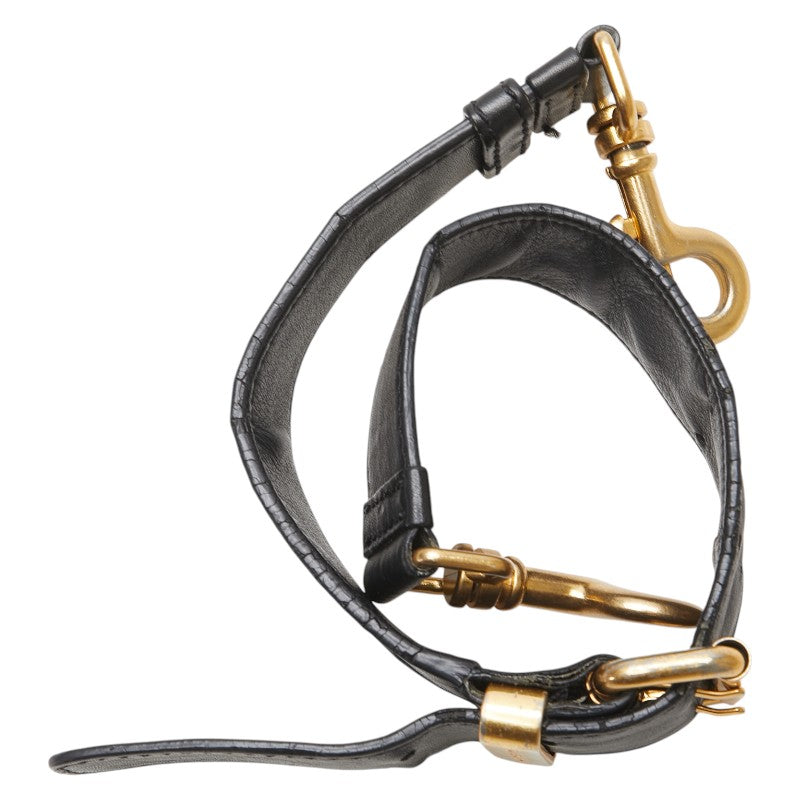 ジバンシー スタッズ ハンドバッグ ショルダーバッグ 2WAY ブラック ナイロン レザー レディース Givenchy 【中古】