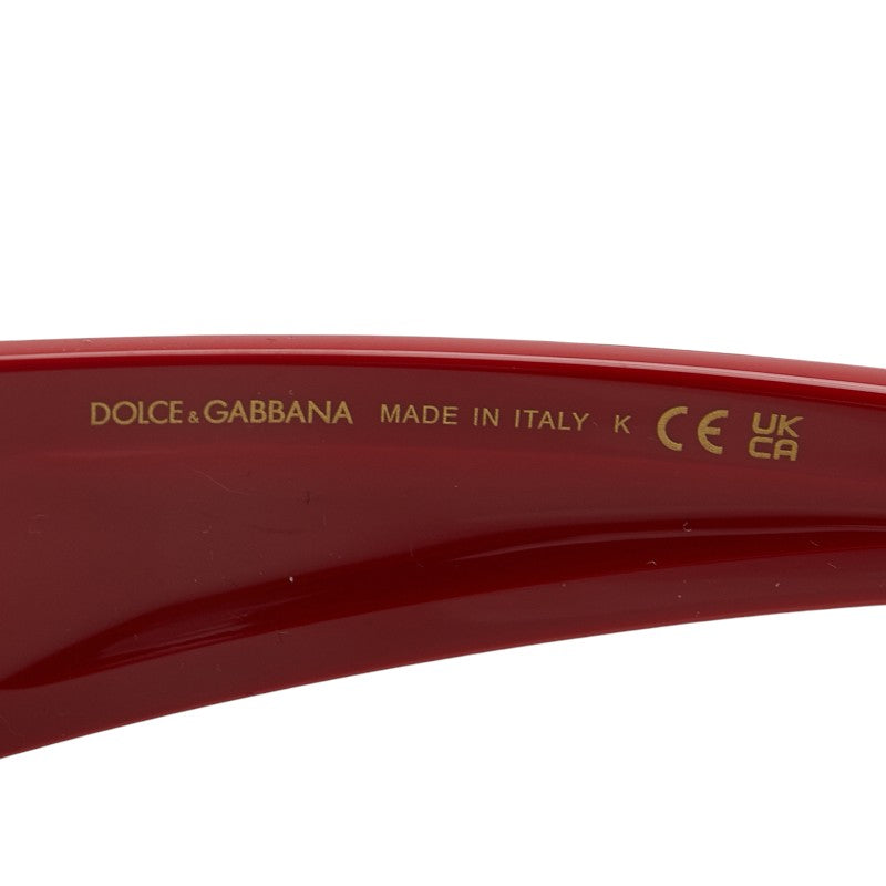 ドルチェアンドガッバーナ サングラス DG6181 レッド プラスチック レディース DOLCE&GABBANA 【中古】