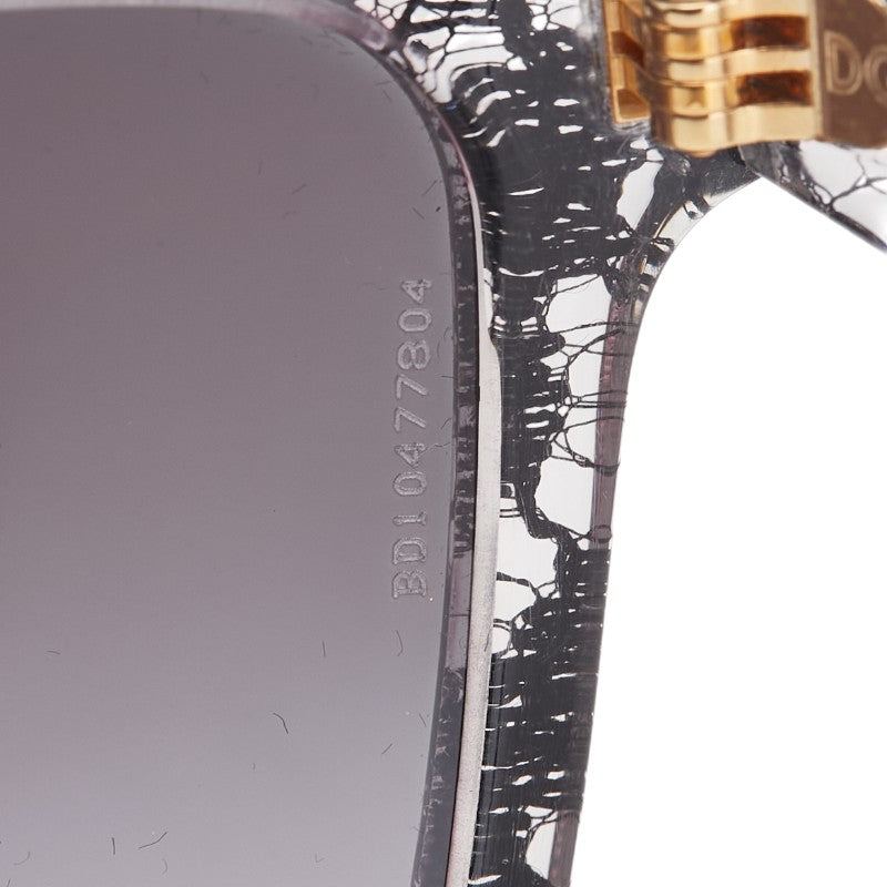 ドルチェアンドガッバーナ サングラス DG4190-A クリア ブラック プラスチック レディース DOLCE&GABBANA 【中古】