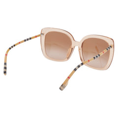 バーバリー チェック サングラス B4323-F ブラウン プラスチック レディース BURBERRY 【中古】