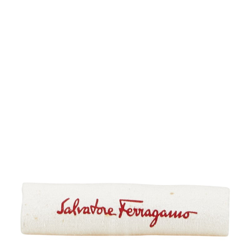 サルヴァトーレフェラガモ ヴァラ ショルダーバッグ ブラック レザー レディース Salvatore Ferragamo 【中古】