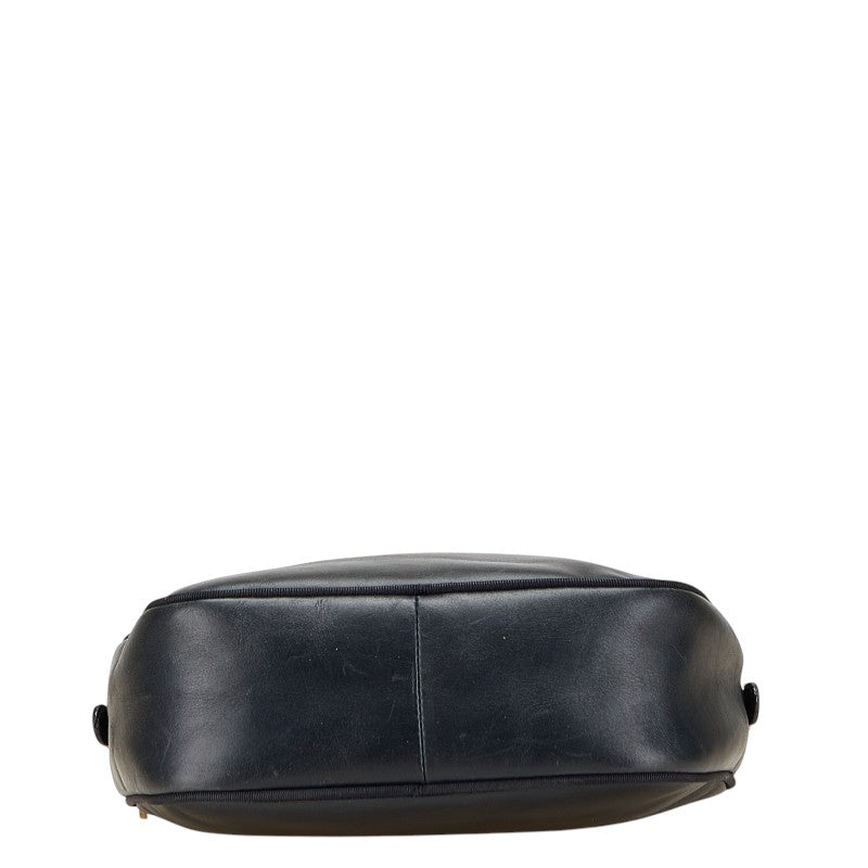 サルヴァトーレフェラガモ ヴァラ ショルダーバッグ ブラック レザー レディース Salvatore Ferragamo 【中古】
