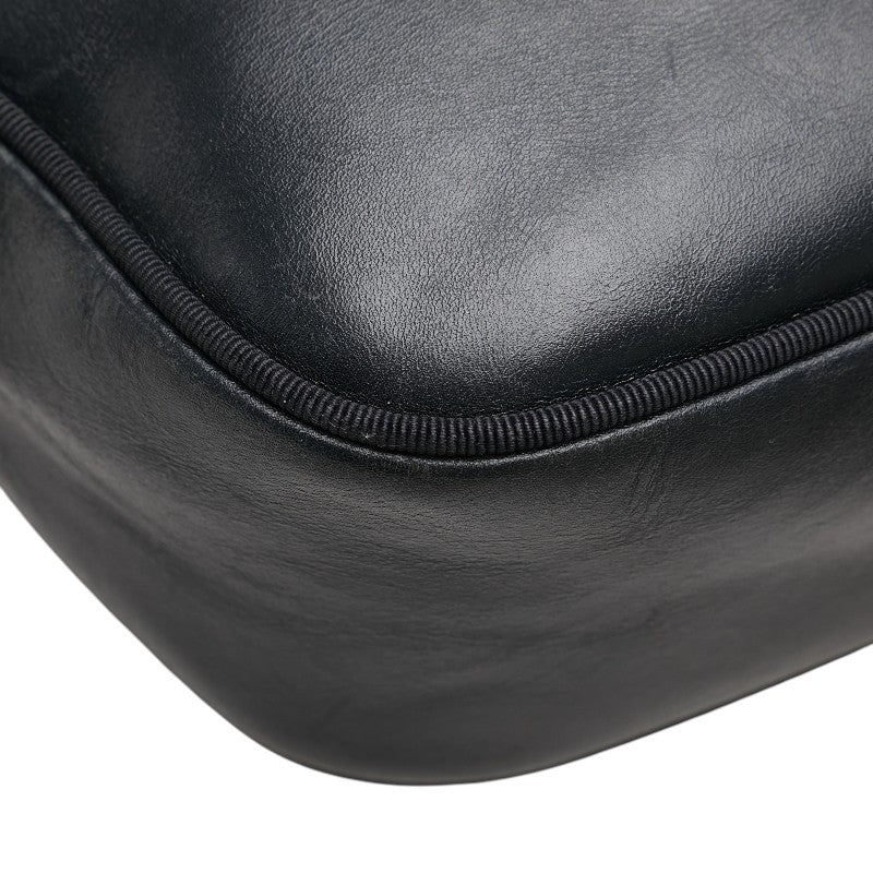 サルヴァトーレフェラガモ ヴァラ ショルダーバッグ ブラック レザー レディース Salvatore Ferragamo 【中古】