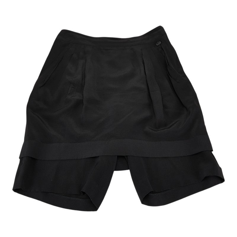 シャネル ハーフパンツ キュロット サイズ：36 ブラック シルク レディース CHANEL 【中古】
