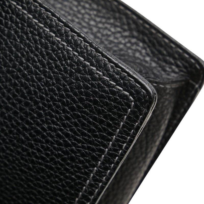 ジバンシー ロゴ セカンドバッグ ブラック レザー レディース Givenchy 【中古】