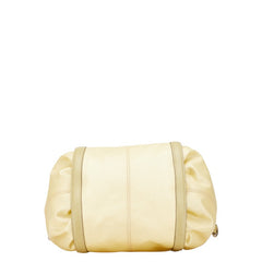 トッズ トートバッグ ショルダーバッグ 2WAY ベージュ系 グリーン系 PVC レザー レディース TOD’S 【中古】