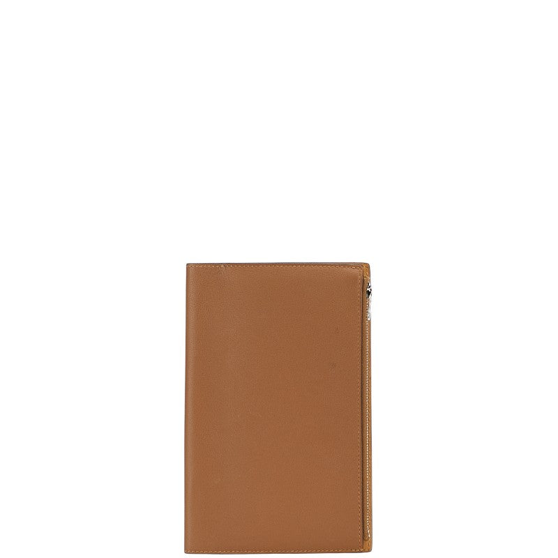 エルメス EAジップ PM ノートパッド 手帳カバー エトゥープ スイフト レディース HERMES 中古