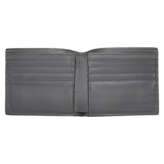 フェンディ バグズアイ 札入れ 二つ折り財布 7M0169 グレー レザー レディース FENDI 【中古】