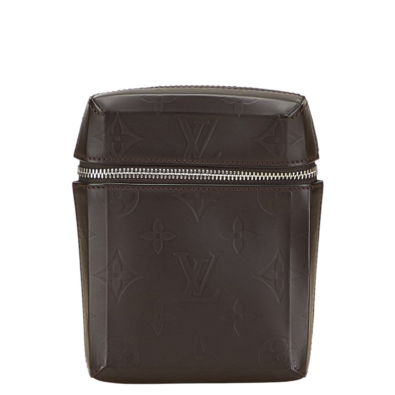 ルイ ヴィトン モノグラム グラセ レイ ポーチ M46550 ブラウン レザー メンズ LOUIS VUITTON 【中古】