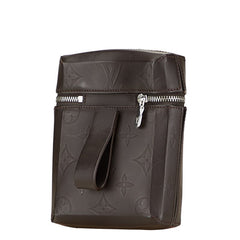 ルイ ヴィトン モノグラム グラセ レイ ポーチ M46550 ブラウン レザー メンズ LOUIS VUITTON 【中古】