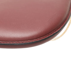 カルティエ ポーチ 小物入れ ワインレッド ボルドー レザー レディース CARTIER 【中古】