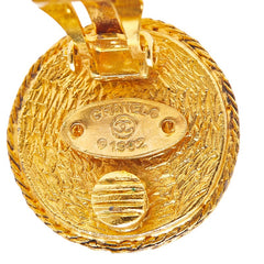 シャネル ヴィンテージ ラインストーン イヤリング ラウンド ゴールド メッキ フェイクパール レディース CHANEL 【中古】