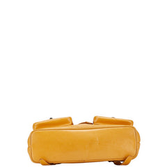 グッチ バンブー リュック バックパック 003 2058 0016 イエロー レザー レディース GUCCI 【中古】