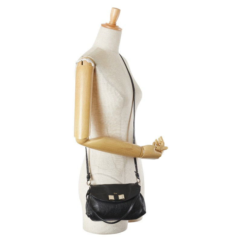 クロエ リリィ ショルダーバッグ ハンドバッグ 2WAY 3P0508 ブラック レザー レディース Chloe 【中古】