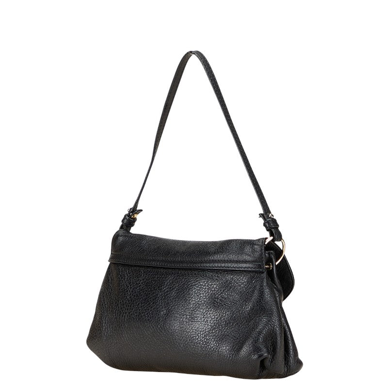 クロエ リリィ ショルダーバッグ ハンドバッグ 2WAY 3P0508 ブラック レザー レディース Chloe 【中古】