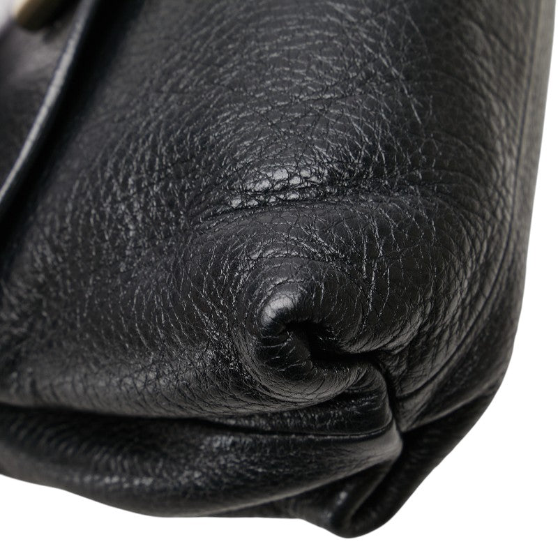 クロエ リリィ ショルダーバッグ ハンドバッグ 2WAY 3P0508 ブラック レザー レディース Chloe 【中古】