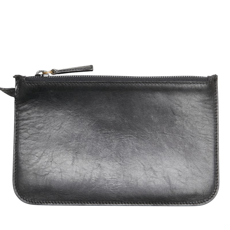グッチ バンブー ハンドバッグ 001 2058 ブラック レザー レディース GUCCI 【中古】