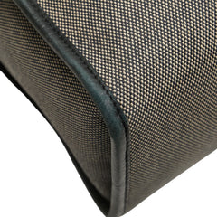 フェンディ ズッカ トートバッグ ブラック グレー キャンバス レザー レディース FENDI 【中古】