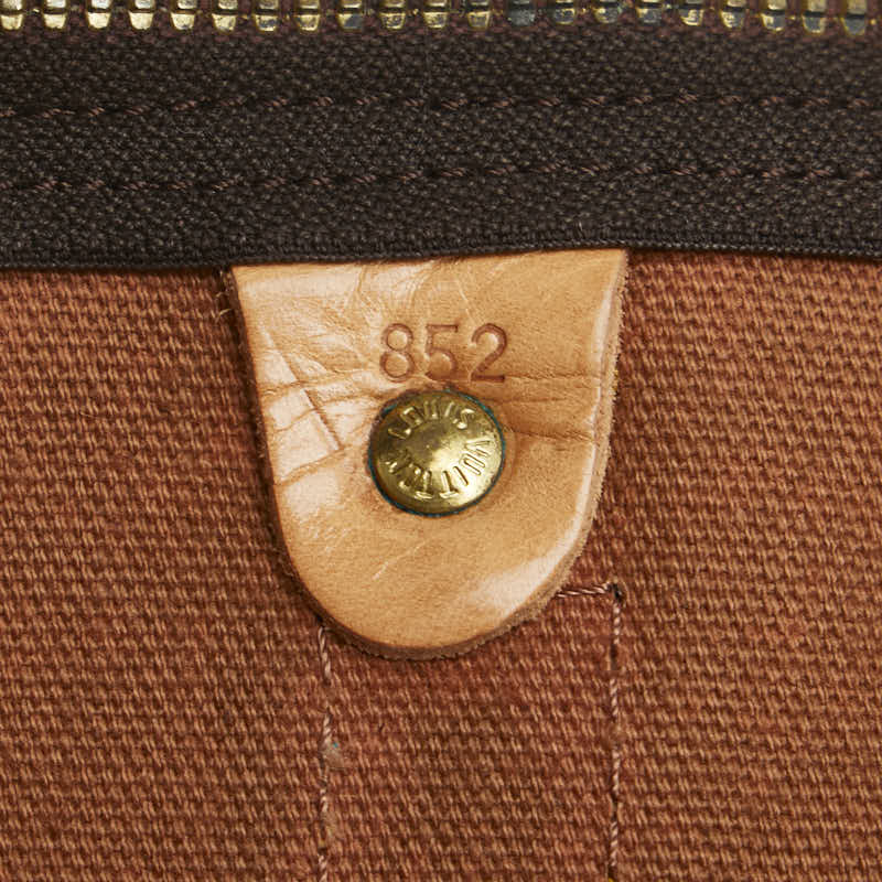 ルイ ヴィトン モノグラム キーポル50 ボストンバッグ トラベルバッグ M41426 ブラウン PVC レザー レディース LOUIS VUITTON 【中古】