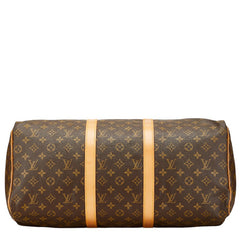 ルイ ヴィトン モノグラム キーポル50 ボストンバッグ トラベルバッグ M41426 ブラウン PVC レザー レディース LOUIS VUITTON 【中古】