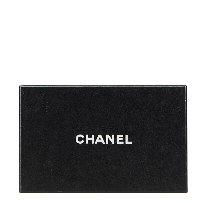 シャネル カンボンライン ココマーク 長財布 ブラック ラムスキン レディース CHANEL 【中古】
