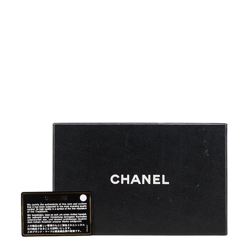 シャネル ココボタン 長財布 イエロー レザー レディース CHANEL 【中古】