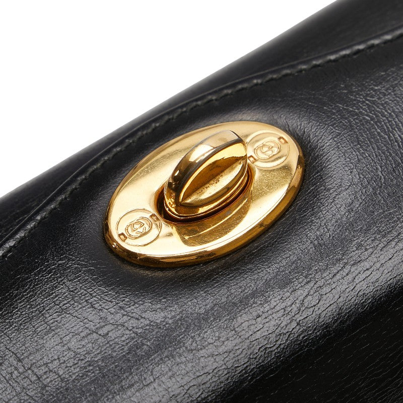 グッチ オールドグッチ ワンハンドルバッグ ハンドバッグ 000 26 0025 ブラック レザー レディース GUCCI 【中古】