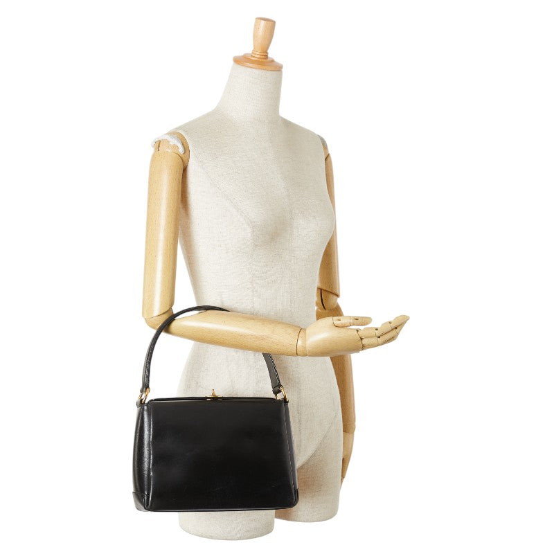 グッチ オールドグッチ ワンハンドルバッグ ハンドバッグ 000 26 0025 ブラック レザー レディース GUCCI 【中古】