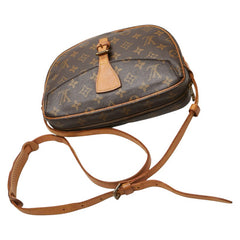 ルイ ヴィトン モノグラム ジュヌフィーユMM 斜め掛け ショルダーバッグ M51226 ブラウン PVC レザー レディース LOUIS VUITTON 【中古】
