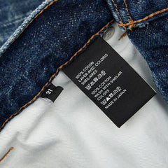 セリーヌ 21SS デニム ジーンズ ダメージ加工 サイズ：31 2N397229N インディゴブルー コットン メンズ CELINE 【中古】