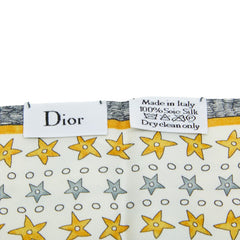 ディオール ミッツァ タロット スカーフ ホワイト マルチカラー シルク レディース Dior 【中古】