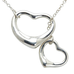 ティファニー ダブルオープンハート ネックレス SV925 シルバー レディース TIFFANY&Co. 【中古】